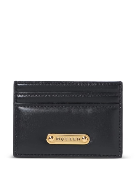 Portofel Alexander McQueen negru din piele