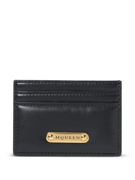 Portofel Alexander McQueen negru din piele