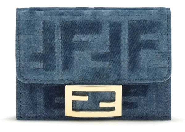 Portofel Fendi multicolor din jacquard FF