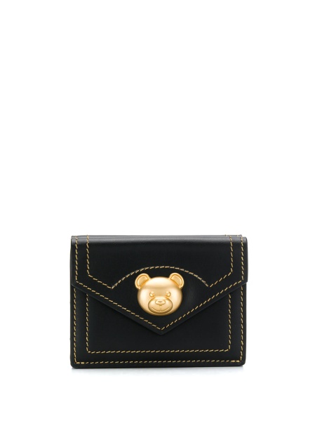 Portofel Moschino negru din piele