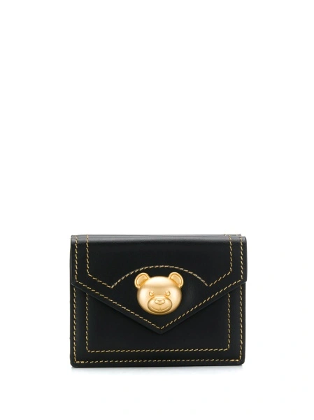 Portofel Moschino negru din piele