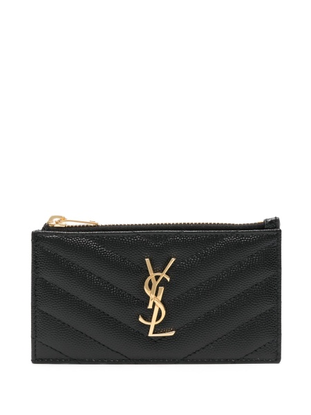 Portofel Saint Laurent negru din piele
