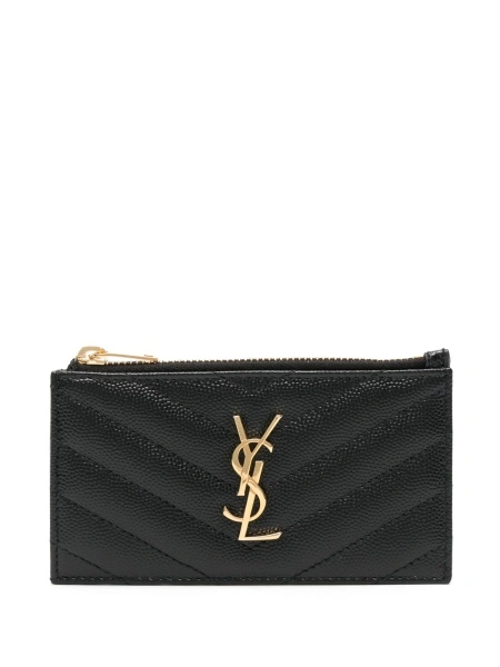 Portofel Saint Laurent negru din piele
