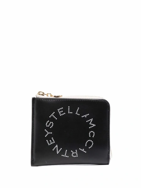 Portofel Stella McCartney negru din poliuretan
