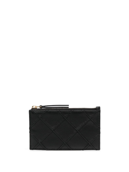 Portofel Tory Burch fleming negru din piele