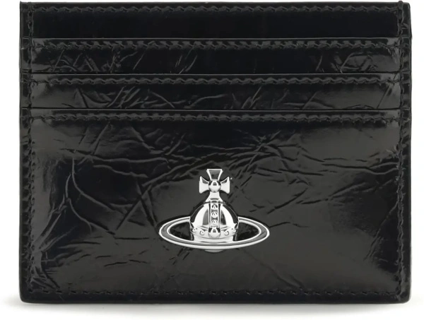Portofel Vivienne Westwood negru din piele