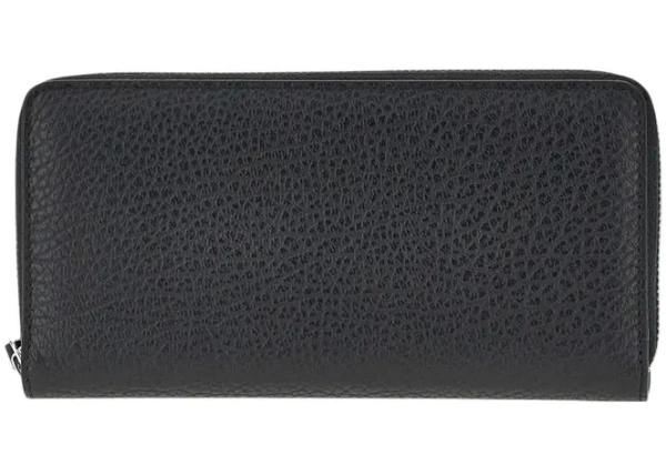 Portofele Grained leather zip-around wallet