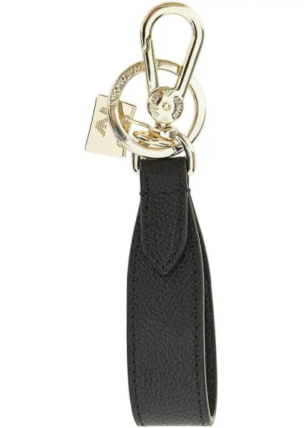 Portofele Leather key holder with charm