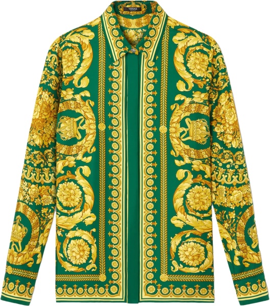 Printed silk Shirt