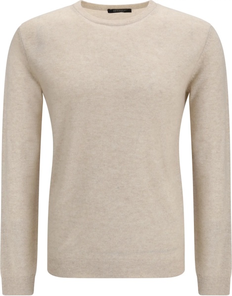Pulover Crewneck Sweater in cashmere and linen