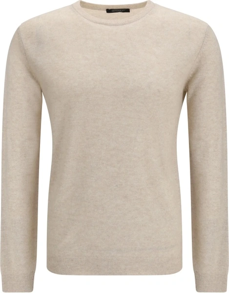 Pulover Crewneck Sweater in cashmere and linen
