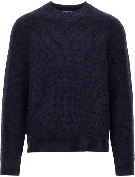 Pulover Emporio Armani albastru