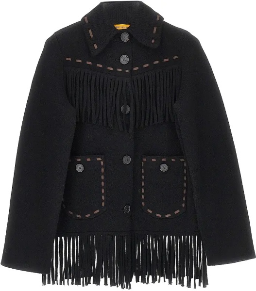 Pulover Fringed Western knitted jacket