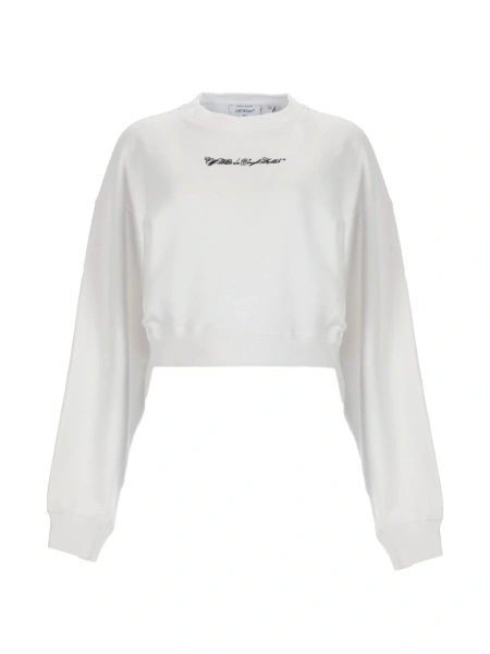 Pulover Off-White alb