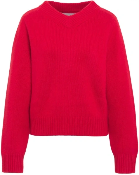 Pulover Soft Goat rosu din casmir