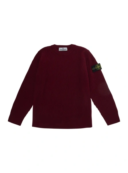 Pulover Stone Island rosu din lana