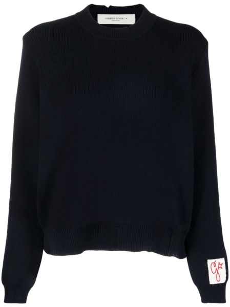 Pulover tricotat Golden Goose albastru