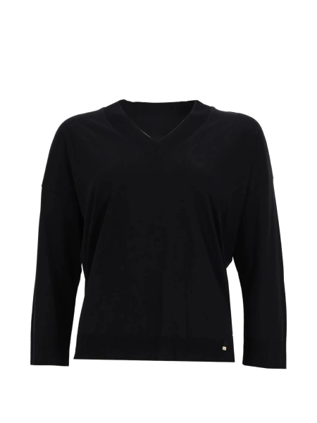 Pulover tricotat Herno negru