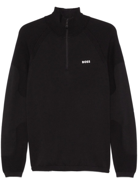 Pulover tricotat Hugo Boss negru