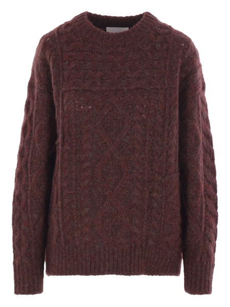 Pulover tricotat ISABEL MARANT ETOILE rosu