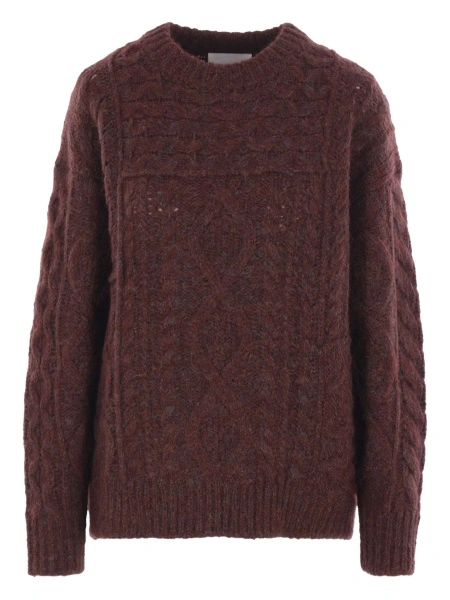Pulover tricotat ISABEL MARANT ETOILE rosu