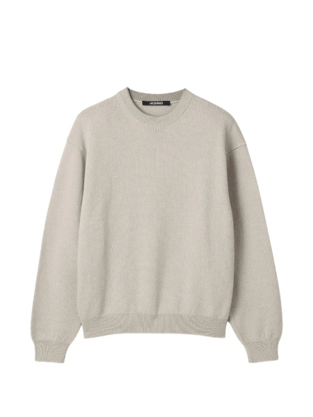 Pulover tricotat JACQUEMUS neutru