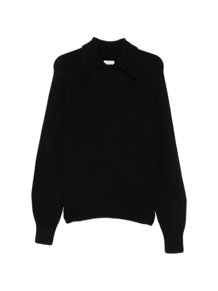 Pulover tricotat Khaite negru