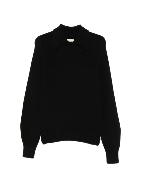 Pulover tricotat Khaite negru