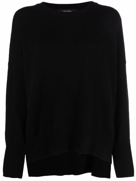 Pulover tricotat Lisa Yang negru