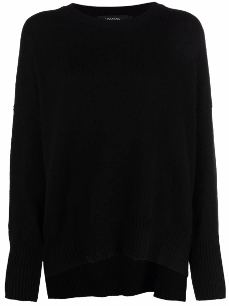 Pulover tricotat Lisa Yang negru