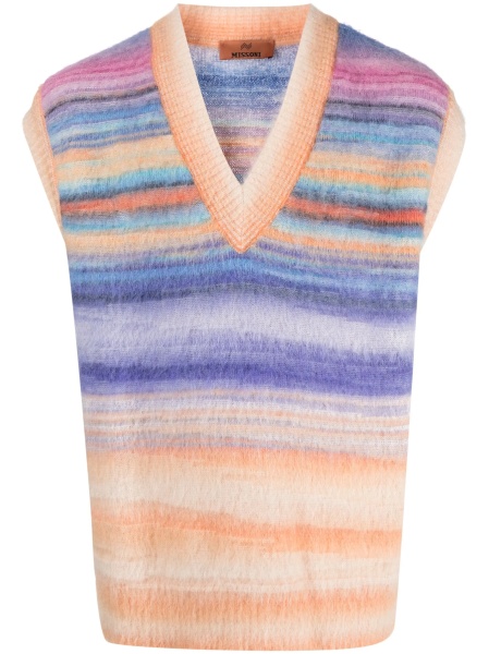 Pulover tricotat MISSONI BEACHWEAR portocaliu
