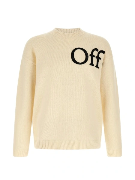 Pulover tricotat Off-White