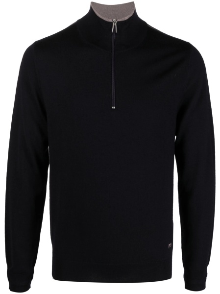 Pulover tricotat Paul Smith albastru
