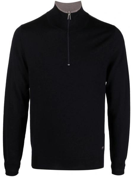 Pulover tricotat Paul Smith albastru