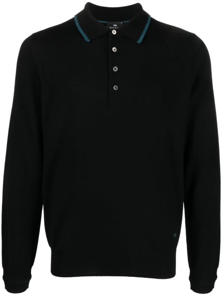 Pulover tricotat Paul Smith negru