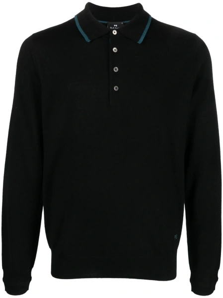 Pulover tricotat Paul Smith negru