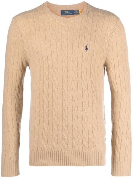 Pulover tricotat Ralph Lauren maro