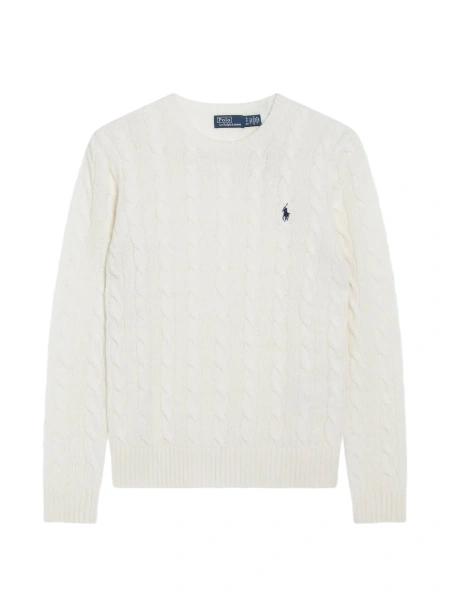 Pulover tricotat Ralph Lauren neutru