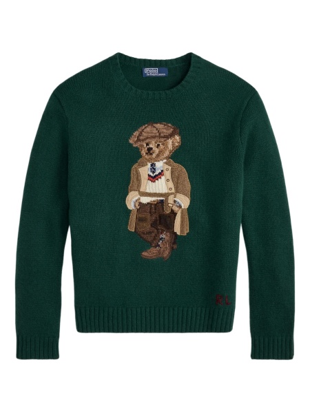 Pulover tricotat Ralph Lauren verde