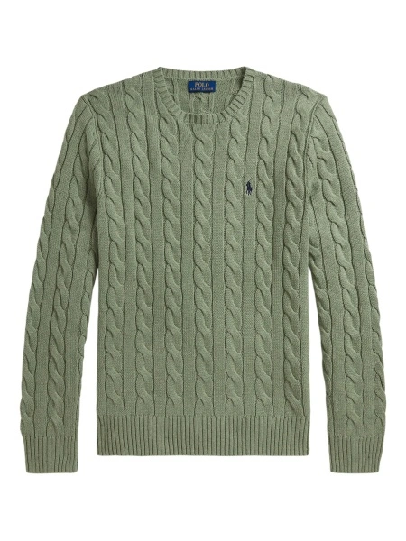 Pulover tricotat Ralph Lauren verde