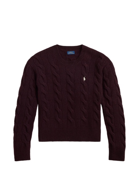 Pulover tricotat Ralph Lauren violet