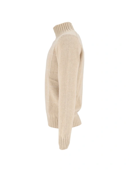 Pulover tricotat SETTE FILI CASHMERE neutru