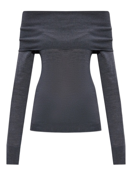 Pulover tricotat Stella McCartney gri
