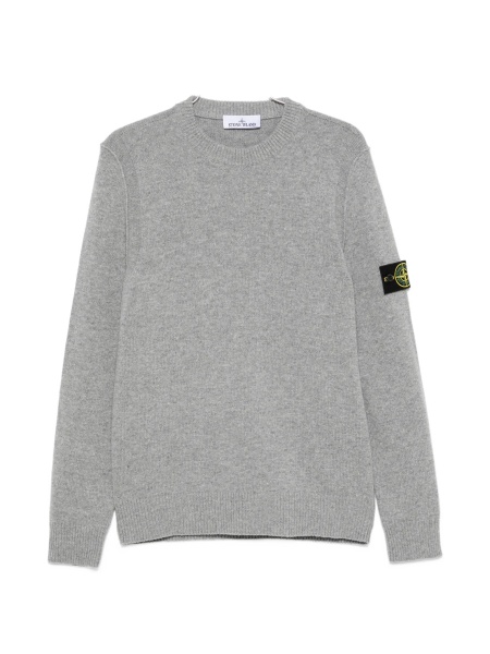 Pulover tricotat Stone Island gri