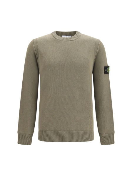 Pulover tricotat Stone Island verde