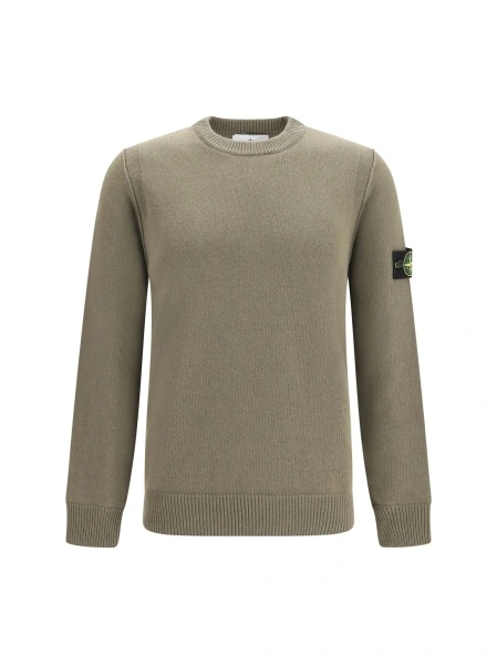 Pulover tricotat Stone Island verde