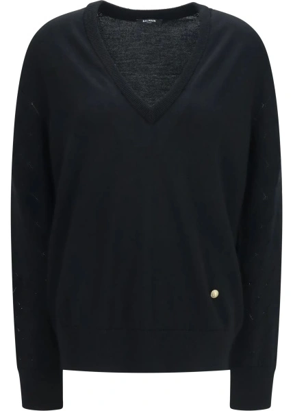 Pulover V-neck Sweater