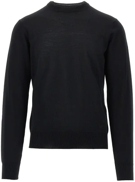 Pulover Virgin wool sweater with Eagle embroidery