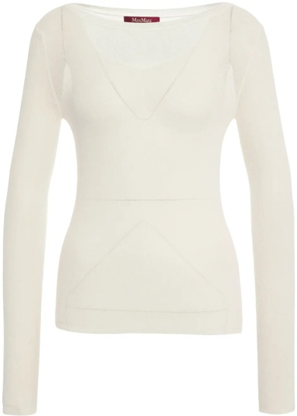 Pulovere Cotton blend sweater'Fiorito'