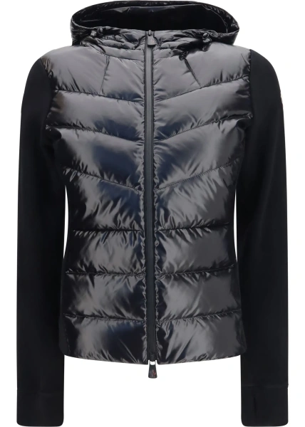 Pulovere Padded Hooded zip-up Sweatshirt
